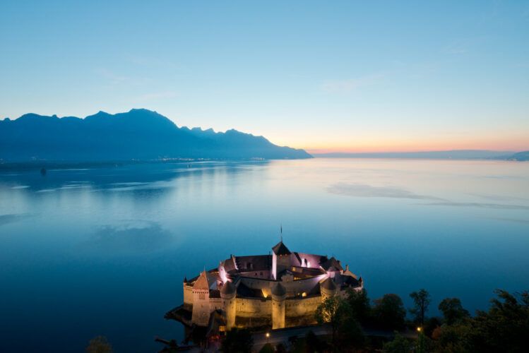 Château de Chillon - Aux portes du vignoble du château.