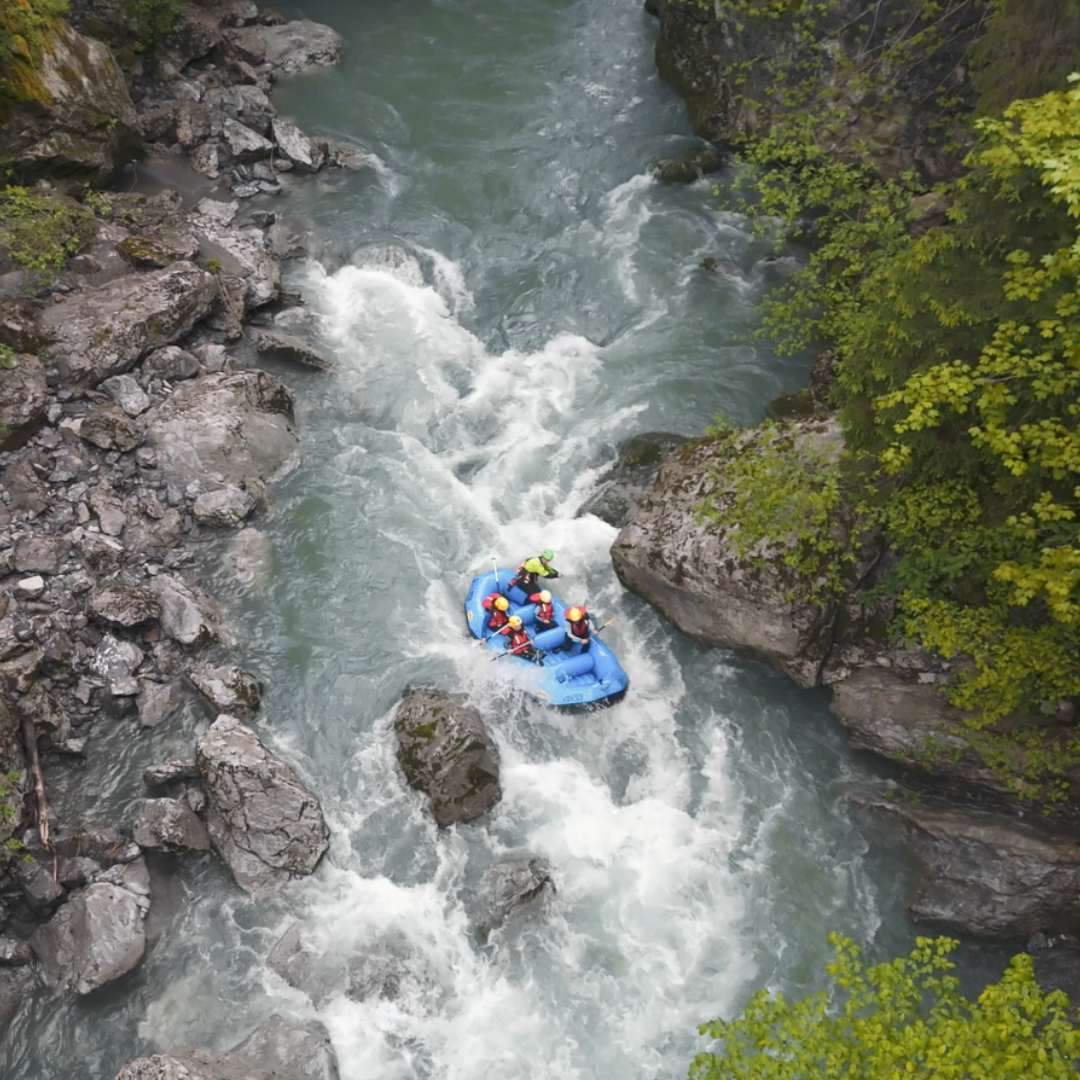 Rafting dans le Pays-d'Enhaut 