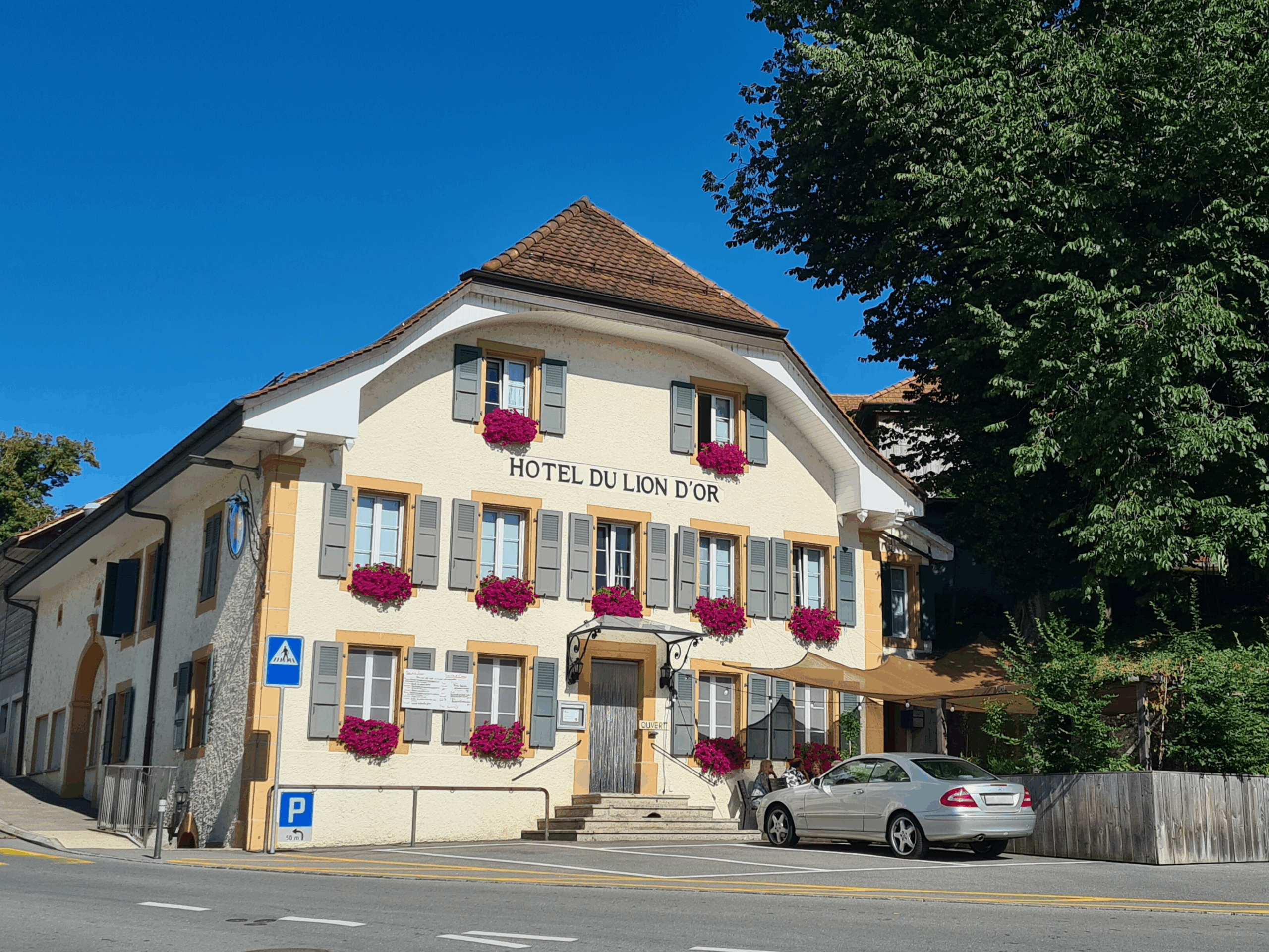 Hôtel du Lion d'Or à Vuarrens dans le Gros-de-Vaud