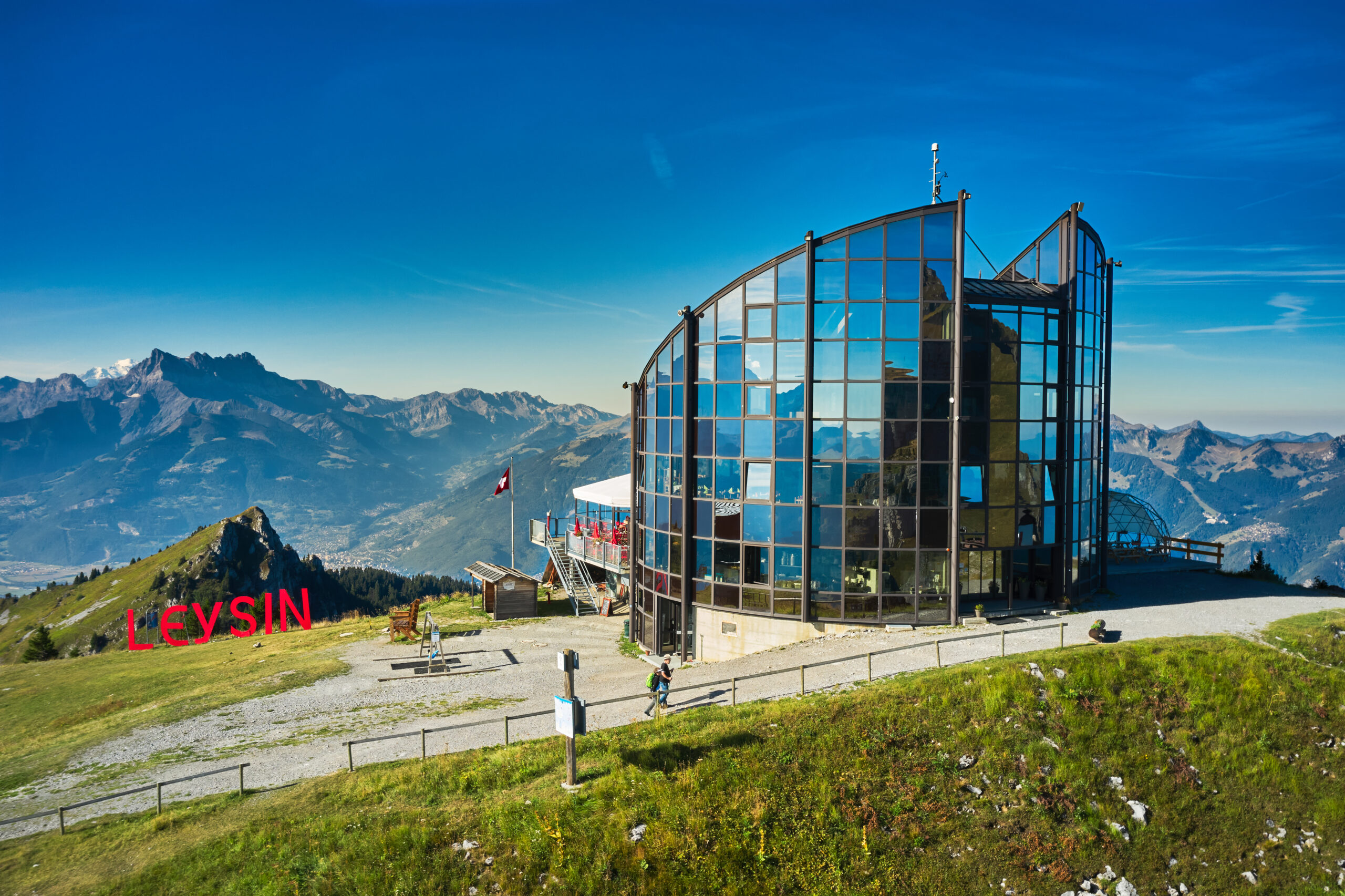 Restaurants et buvettes d'altitude à Leysin - déguster des produits de la région dans les Alpes vaudoises