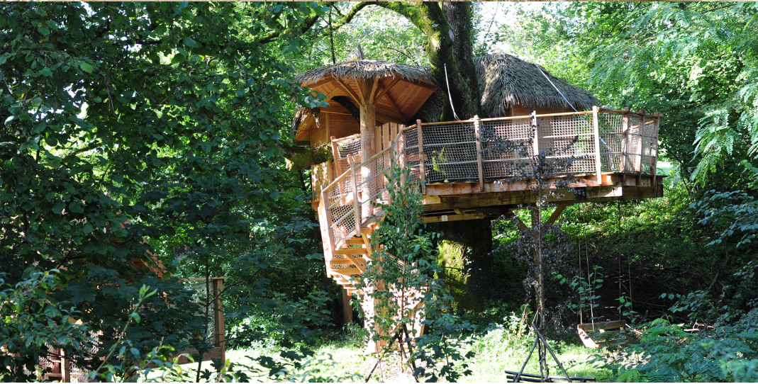 Les cabanes de Marie - dormir dans les arbres dans le Gros-de-Vaud